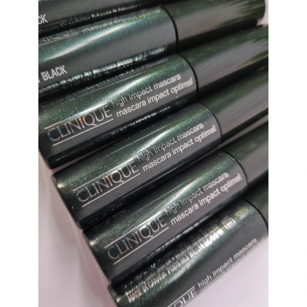 STOCK UP NEW LOT 7🌿Clinique High Impact Mascara 01 Black /3.5ml each Gym Purse